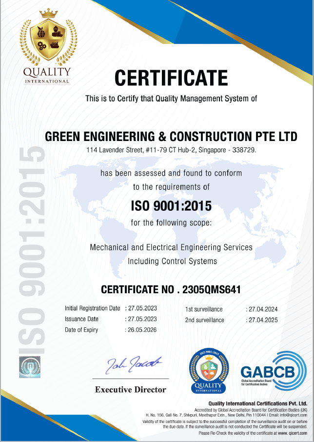 ISO 9001:2015 Certificate